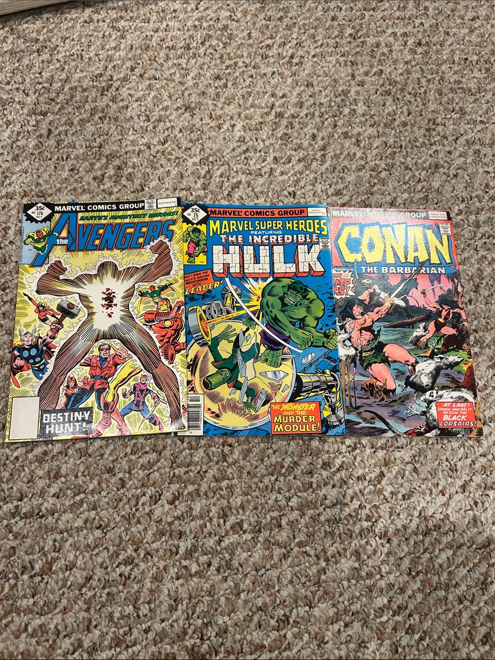 Marvel Trading Card Style Comic Lot – Blue, Green, Red Covers